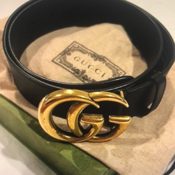 Gucci GG black belt black size 110CM - Picture 1 of 4